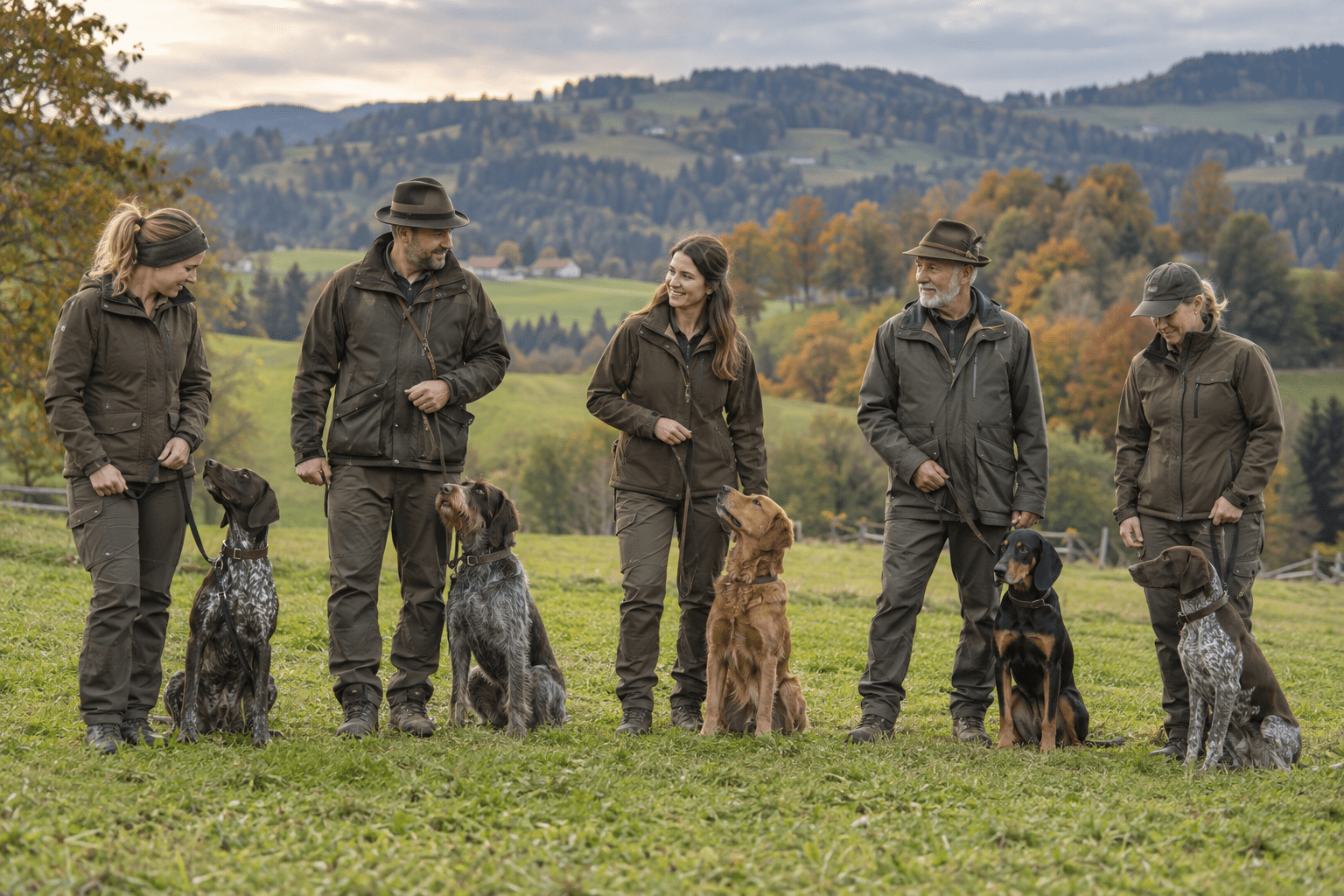 Jagdhundeführer Grundkurs für alle Rassen ab sieben Monaten